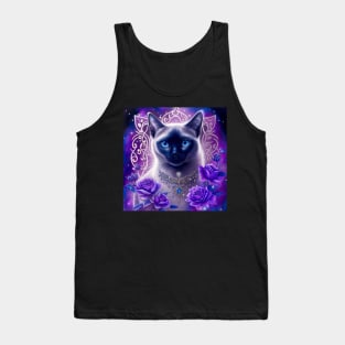 Purple Dream Burmese Cat Tank Top